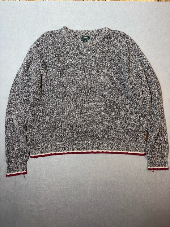Roots Sweaters - Roots Women’s Knit Cabin Crewneck Sweater with Red Trim